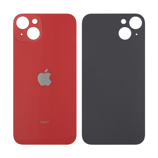 Задня кришка Apple iPhone 14 Plus, великий виріз під камеру, High Quality, Red