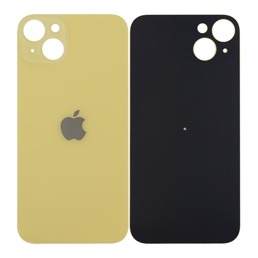 Задня кришка Apple iPhone 14 Plus, великий виріз під камеру, High Quality, Yellow